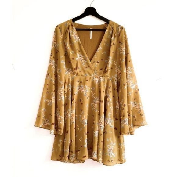 Free People Dresses & Skirts - Free people Lilou Dress in Toffee Combo, Size M